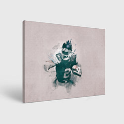 Холст прямоугольный Player number 2, цвет: 3D-принт
