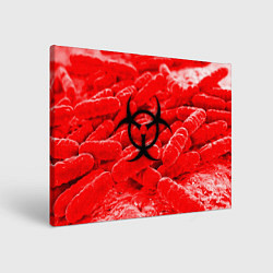 Холст прямоугольный PLAGUE INCBIOHAZARD, цвет: 3D-принт