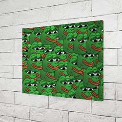 Холст прямоугольный Pepe The Frog, цвет: 3D-принт — фото 2