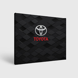 Холст прямоугольный TOYOTA, цвет: 3D-принт