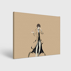 Холст прямоугольный Osamu Dazai, цвет: 3D-принт