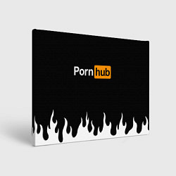 Холст прямоугольный PORNHUB, цвет: 3D-принт