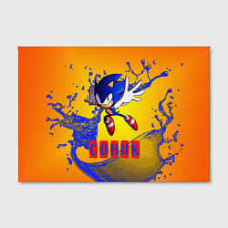 Холст прямоугольный Sonic - Соник, цвет: 3D-принт — фото 2