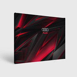 Холст прямоугольный AUDI, цвет: 3D-принт