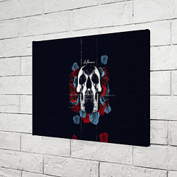 Холст прямоугольный Deftones Rose, цвет: 3D-принт — фото 2