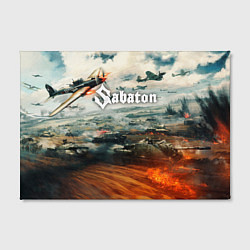 Холст прямоугольный Sabaton, цвет: 3D-принт — фото 2