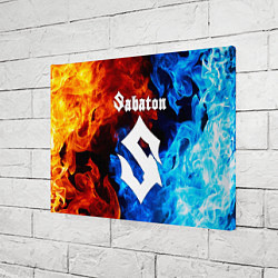 Холст прямоугольный SABATON, цвет: 3D-принт — фото 2