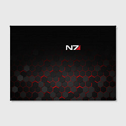 Холст прямоугольный MASS EFFECT N7, цвет: 3D-принт — фото 2