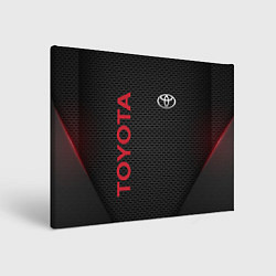 Холст прямоугольный TOYOTA, цвет: 3D-принт