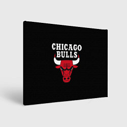 Холст прямоугольный CHICAGO BULLS, цвет: 3D-принт