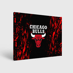 Холст прямоугольный CHICAGO BULLS, цвет: 3D-принт