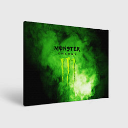 Холст прямоугольный MONSTER ENERGY, цвет: 3D-принт