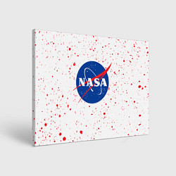 Холст прямоугольный NASA НАСА, цвет: 3D-принт