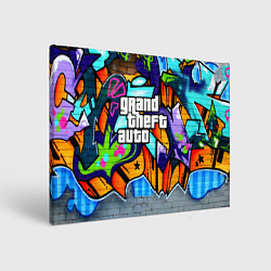 Холст прямоугольный GTA, цвет: 3D-принт