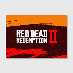 Холст прямоугольный RED DEAD REDEMPTION 2, цвет: 3D-принт — фото 2