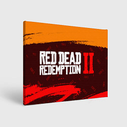 Холст прямоугольный RED DEAD REDEMPTION 2, цвет: 3D-принт