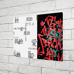 Холст прямоугольный Японские надписи, цвет: 3D-принт — фото 2