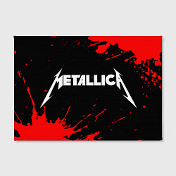 Холст прямоугольный METALLICA МЕТАЛЛИКА, цвет: 3D-принт — фото 2