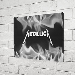 Холст прямоугольный METALLICA МЕТАЛЛИКА, цвет: 3D-принт — фото 2