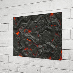 Холст прямоугольный Застывшая лава, цвет: 3D-принт — фото 2