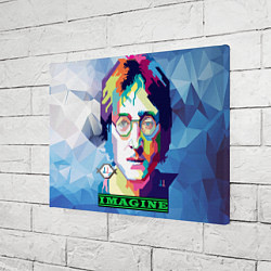 Холст прямоугольный Джон Леннон Imagine, цвет: 3D-принт — фото 2