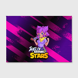 Холст прямоугольный Brawl Stars Shelly, цвет: 3D-принт — фото 2