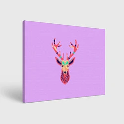Холст прямоугольный Олень, deer, цвет: 3D-принт