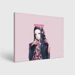 Холст прямоугольный Nezuko, цвет: 3D-принт