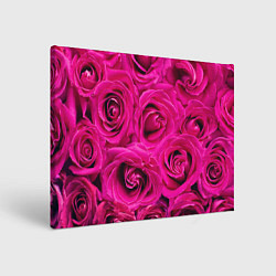 Холст прямоугольный Розы, цвет: 3D-принт