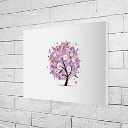 Холст прямоугольный Цветочное Дерево, цвет: 3D-принт — фото 2