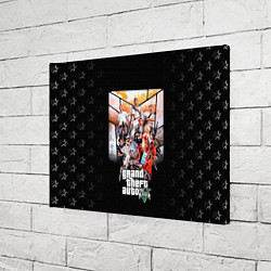 Холст прямоугольный Grand Theft Auto five, цвет: 3D-принт — фото 2