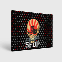 Холст прямоугольный Five Finger Death Punch 3, цвет: 3D-принт