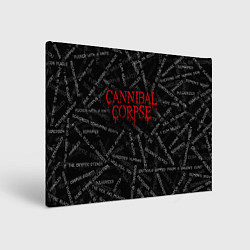 Холст прямоугольный Cannibal Corpse Songs Z, цвет: 3D-принт