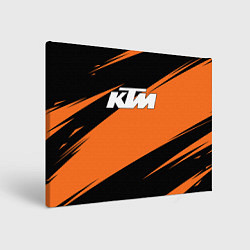 Холст прямоугольный KTM КТМ, цвет: 3D-принт