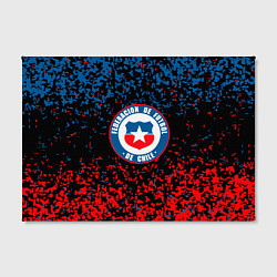 Холст прямоугольный Сборная Чили, цвет: 3D-принт — фото 2