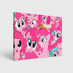 Холст прямоугольный Pinkie Pie pattern, цвет: 3D-принт