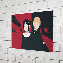 Холст прямоугольный Kaguya and Miyuki, цвет: 3D-принт — фото 2