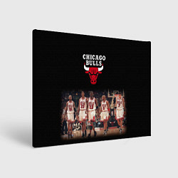 Холст прямоугольный CHICAGO BULLS 3, цвет: 3D-принт