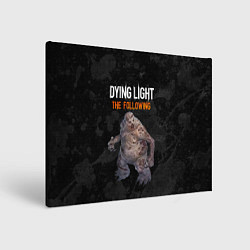 Холст прямоугольный Dying light мутант, цвет: 3D-принт