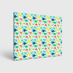 Холст прямоугольный DINOSAUR, цвет: 3D-принт