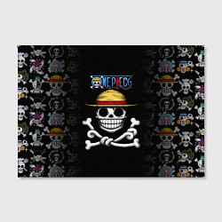 Холст прямоугольный Пираты Соломенной Шляпы One Piece, цвет: 3D-принт — фото 2