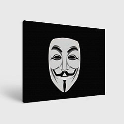 Холст прямоугольный Guy Fawkes, цвет: 3D-принт