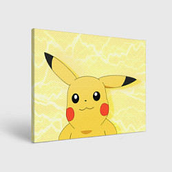 Холст прямоугольный Sweet Pikachu, цвет: 3D-принт