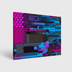 Холст прямоугольный CS GO Decimator Опустошитель, цвет: 3D-принт