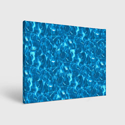 Холст прямоугольный Текстура Воды Море, цвет: 3D-принт