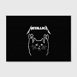 Холст прямоугольный METALLICA МЕТАЛЛИКА, цвет: 3D-принт — фото 2