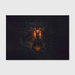 Холст прямоугольный Clayman - In Flames, цвет: 3D-принт — фото 2