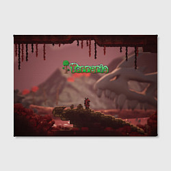 Холст прямоугольный Terraria Тэррария, цвет: 3D-принт — фото 2