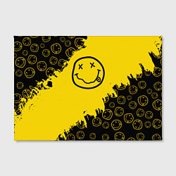 Холст прямоугольный Nirvana Smile Нирвана Рваный Паттерн, цвет: 3D-принт — фото 2