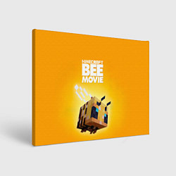 Холст прямоугольный BEE MOVIE Minecraft, цвет: 3D-принт